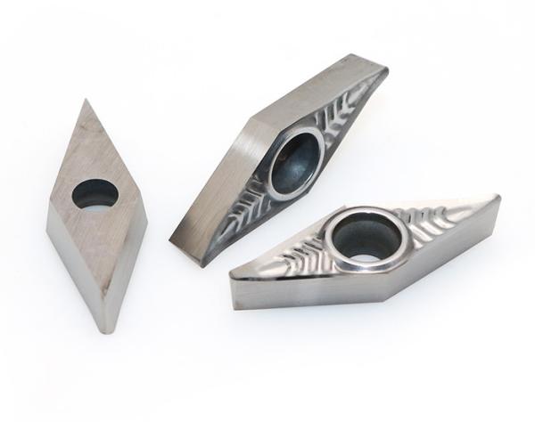 VCGT160408 Carbide Turning Inserts , Uncoated Carbide Inserts For Aluminum