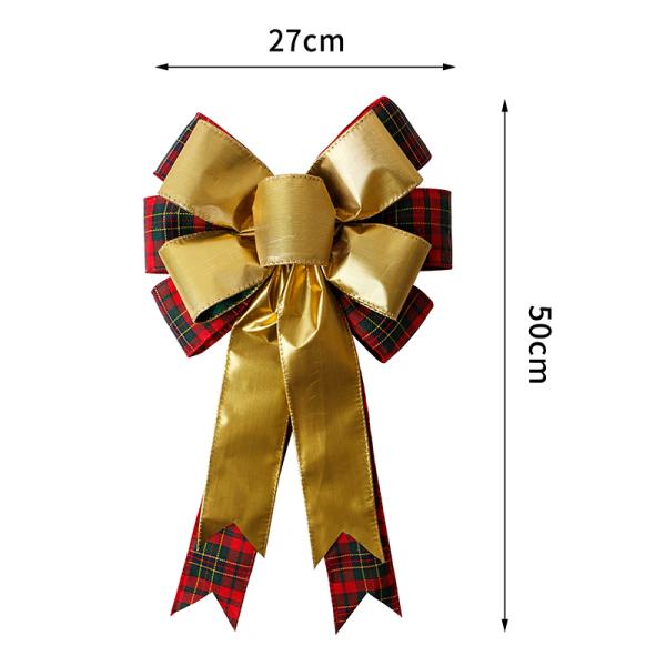Upgrade Your Christmas Tree with Our Pre-Made Customized Burlap Ribbon Bow