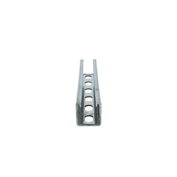 ISO9001 Steel Strut Channel Silver Galvanized Steel Channel Supplier