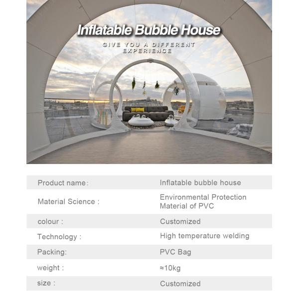 Купольная палатка роскошный надувный дом пузырь Lodge Party аренда ODM