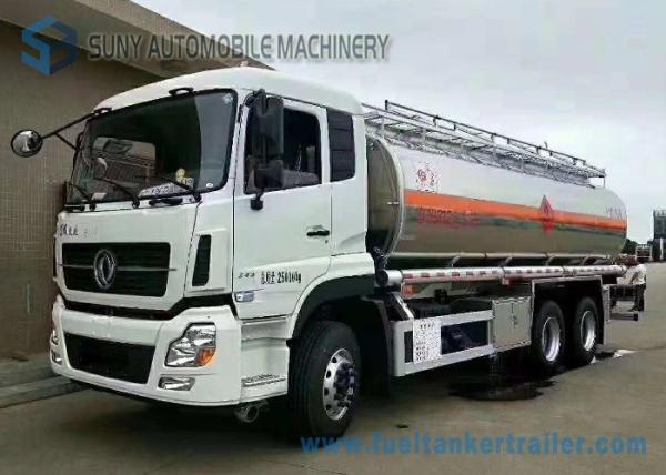 Diesel 21.2m3 Pump Chemical Tanker Truck Dong Feng 6x4 Truck ISDe245 40 Engine