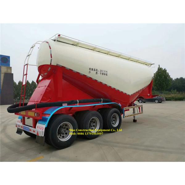 Sinotruk Heavy Duty Semi Trailers 3 Axles 30m3 Bulk Powder Tanker Trailer