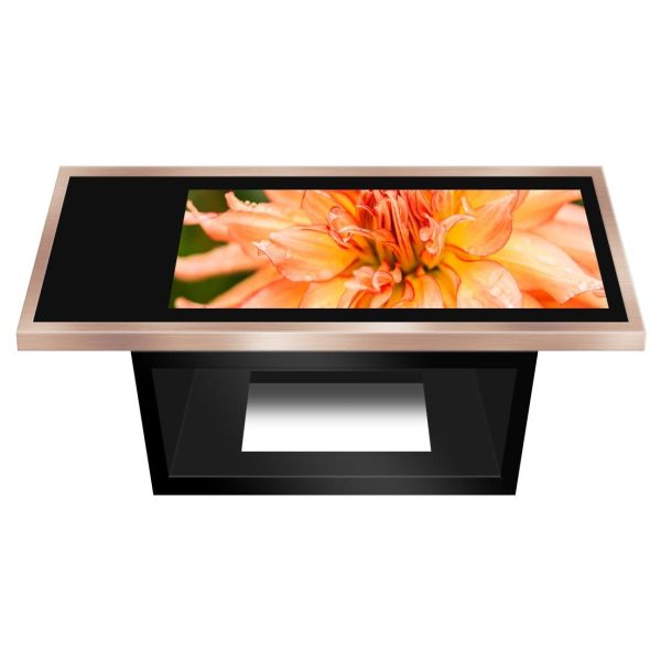Industrial LCD Screen Interactive Touch Table for Coffee Shops Restaurants Guitar Bars Smart Table Animation Display Function