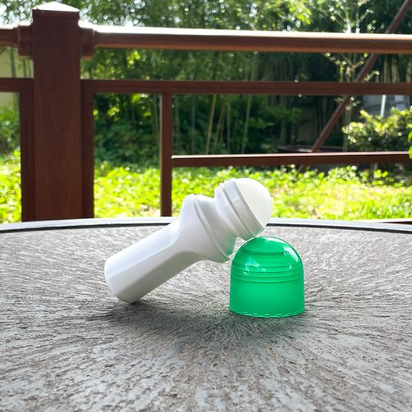 Flat 75ml Roller Deodorant Container Skincare PP Plastic Cosmetic Deodorant Bottle Under Arm Roll On Deodorant Bottle