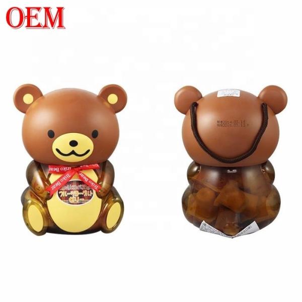 OEM Plastic 3D Animal Shaped Custom Printed Popcorn Container Cup with Lid