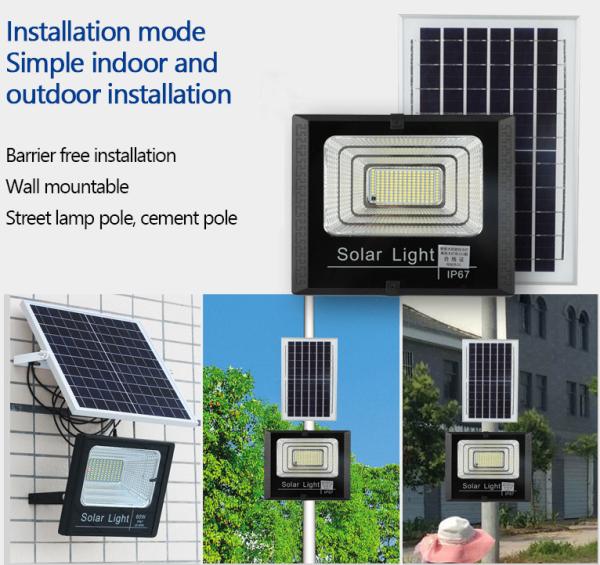 Anos poderosos exteriores solares exteriores da garantia do PVC 45W das luzes de inundação do diodo emissor de luz da segurança 3