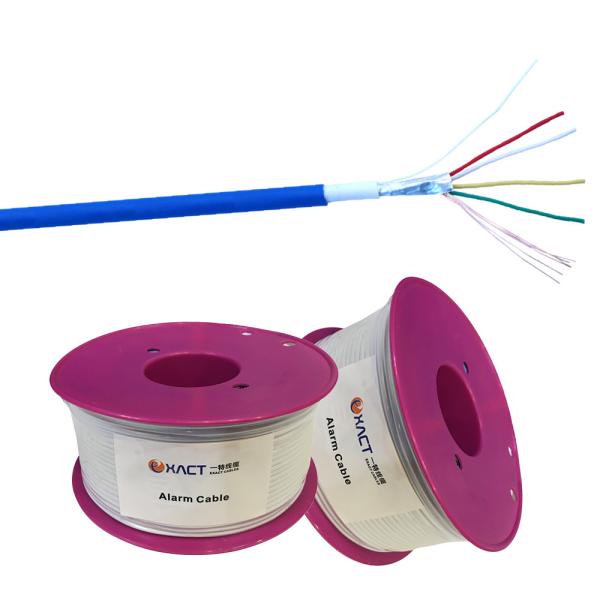 Conductor de cobre 12xAWG24 CPR não protegido Eca BC Cable de alarme Cable de comunicação