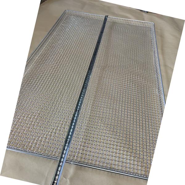 Professional 800 x 600 mm 304 Stainless Steel Wire Mesh Oven Baking Donut Tray