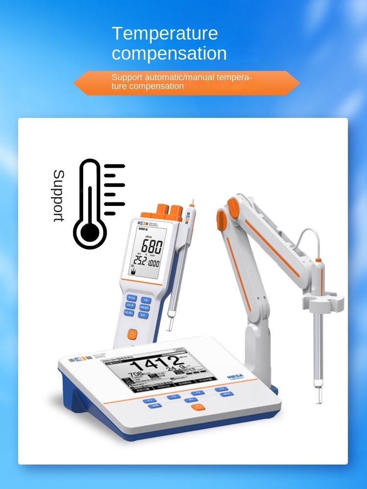 Magnetic Laboratory High Accuracy Conductivity Meter DDS-11A/307A/308F Desktop DDB-303A Portable