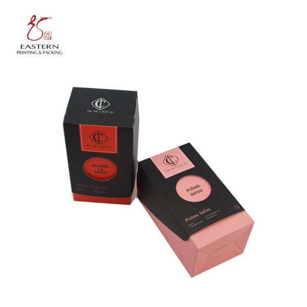 Fashionable Scented CMYK Color Tea Packaging Boxes 65x75x130mm