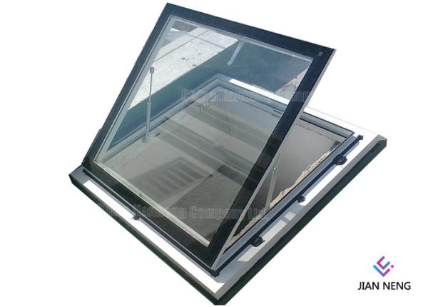 Top Hopper Bottom Hung Anodised Aluminium Windows For Residential Home Office