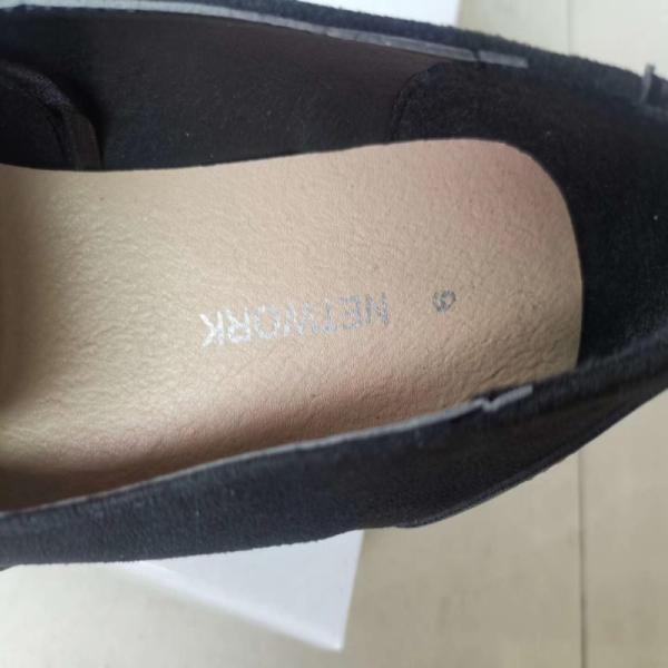 STOCKPAPA Ladies Burgundy Black Leather Oxford Shoes Size 36-41