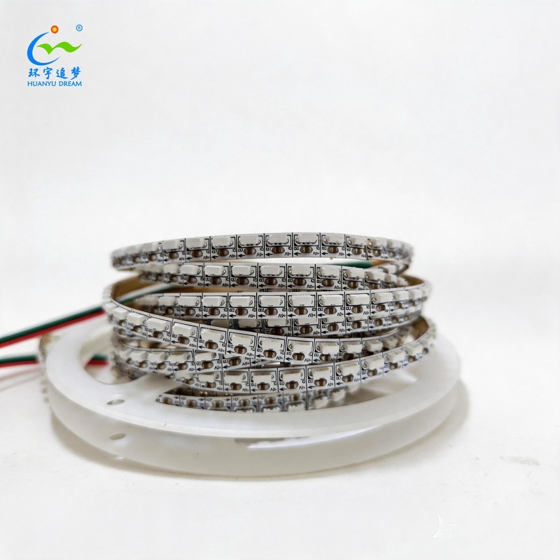 WS2812B Side Emitting LED Strip SMD4020 Addressable RGB 160LEDs/m 5V Programmable Pixel Flexible 5mm Narrow PCB IP20 5m/Roll