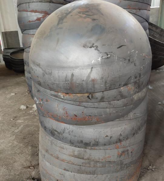 Cabeças de tanque hemisféricas de alta pressão 6 mm Pensar até 2 polegadas de espessura