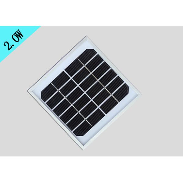 Aluminum Frame Mini Solar Panel 2 Watt Solar Panel With Glass Lamination
