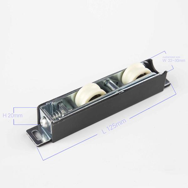 Adjustable Double Pulley Wheel Sliding Nylon Window Roller for Window Refurbishment