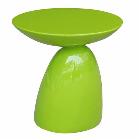 Modern Design red fiberglass painting finish mushroom shape modern round side coffee table