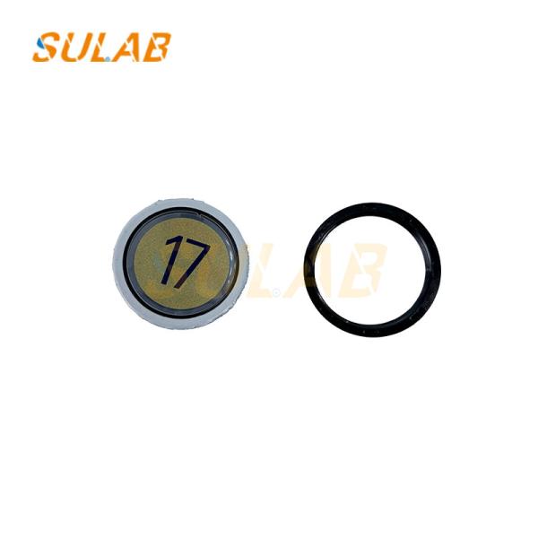 Elevator Push Button with Stainless Steel Faceplate 24V DC IP54 Rated for Elevator Call Buttons