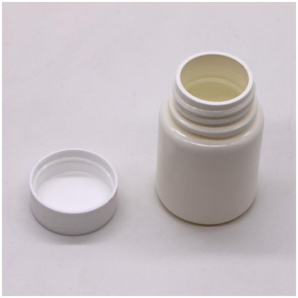 Pill Capsule Tablet 40CC Bottle with Screw Cap HDPE Material Custom Label Printing