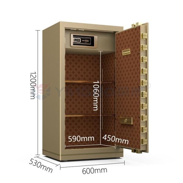 H1200mm Dual Alarm Luxury Safe Box For Office Security