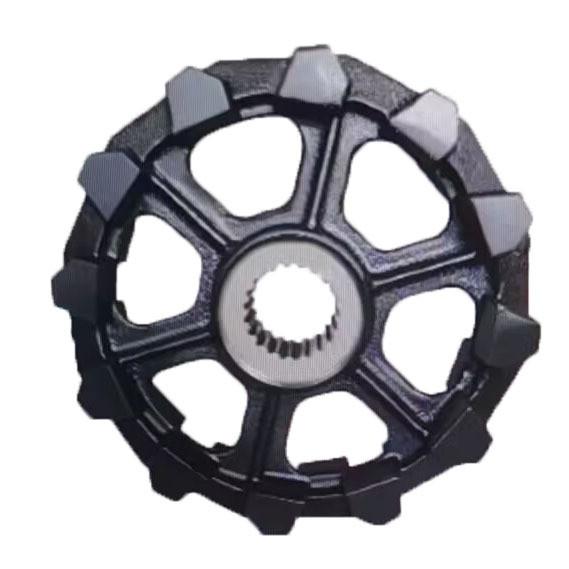 Roda de guindaste personalizada amarelo ou preto para bloco de cadeia de elevadores de carga LS118