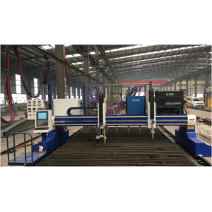 GS-4000 CNC Gantry Flame Cutting Machine with Dual-Function Cutting System and Stress-Relieved Gantry Frame