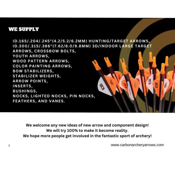 Wholesale Tukey And Deer Arrows, Target Arrows ,3D Archery Arrows, Bolts Manufacturer, Supplier
