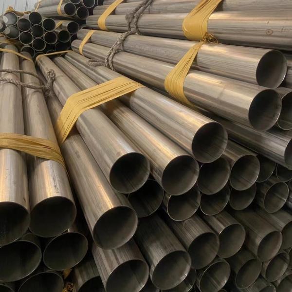 Bright Polished 304 Stainless Steel Pipe / Welded Pipe 400# Polished SS Pipe 6 - 219mm