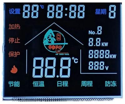 Custom 50 Pins VA LCD Display Household Appliances Segment LCD Display