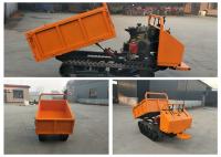 Mini camión de descargador de goma del portador del transportador de la pista de 2 toneladas 600 kilogramos de capacidad de cargamento