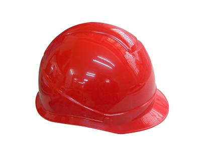 Capacetes de segurança industriais da construção do ABS, capacete vermelho da construção