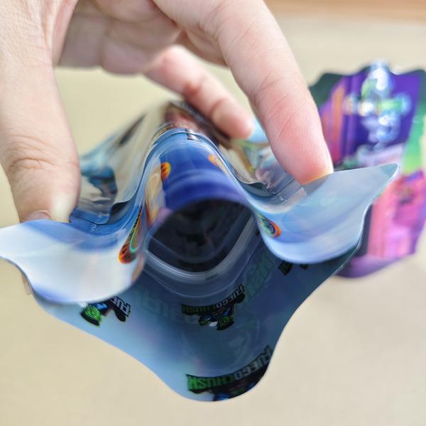 Reclosable Child Resistant Mylar Bags For Moisture Barrier Pharma And Nutraceutical Packaging.
