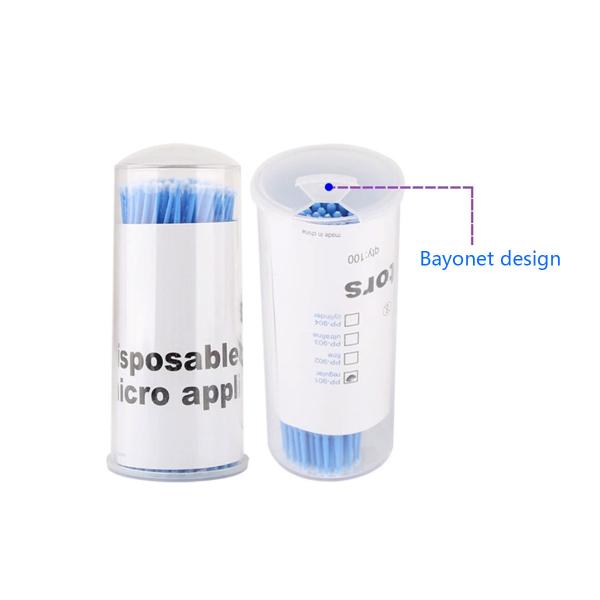 Colle jetable de nettoyage de cil enlevant des outils de tampon de coton de bâton de beauté