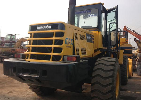 O carregador usado da roda de KOMATSU WA320-5 com original de Japão abaixa horários laborais