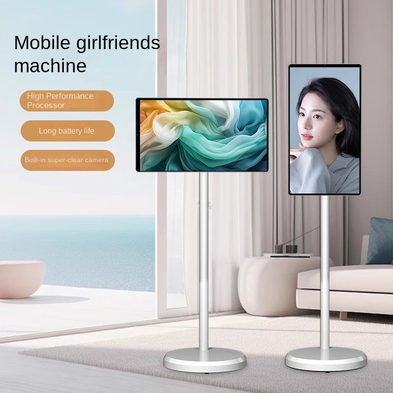 1920*1080 Commercial Display 24 Inch Bestie Portable Mobile TV Screen