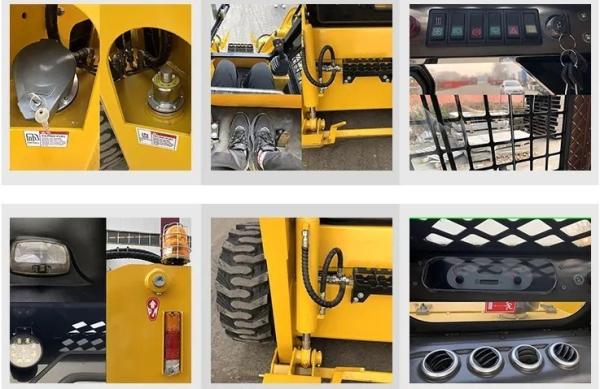 Compact Skid Steer Loader 300kg 500kg 800kg 1050kg with Optional 4 in One Bucket