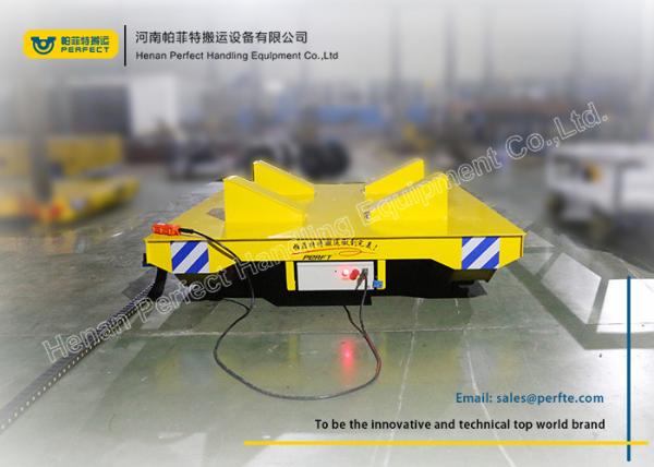 Heat Resistant Coil Transfer Trolley / Warehouse Carts Material Handling Equipment