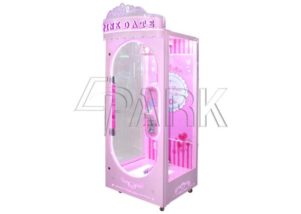 Pink Date Cut Prize Arcade Games Machines With Infrared Sensor LCD Screen Display