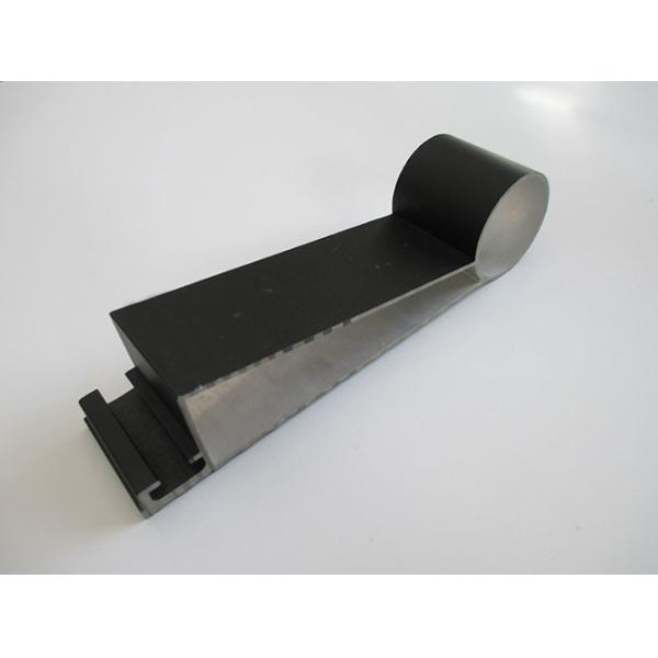 Powder Coating Black Aluminium Profile , Aluminium Structural Profiles Length ＜7m