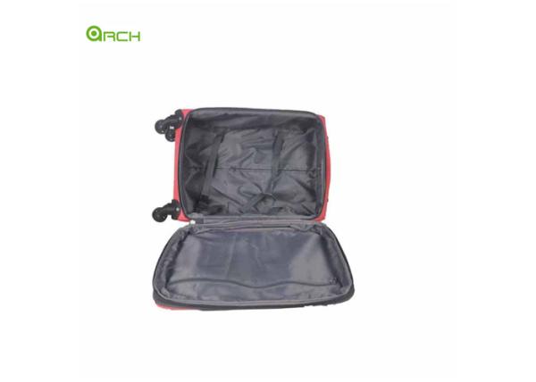 Light Weight Trolley Travel Case Soft Sided Luggage with Two Easy Access Pockets