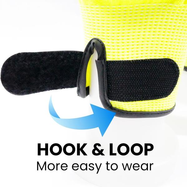 Thermoplastic Rubber Impact 4X42CP Gloves 13 Needle Nitrile Sanding Anti-Collision Gloves: Ultimate Safety Protection, Comfortable, Breathable and Flexible