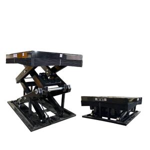 O dobro transversal Scissor tabelas que de elevador feitas sob encomenda 2500kg