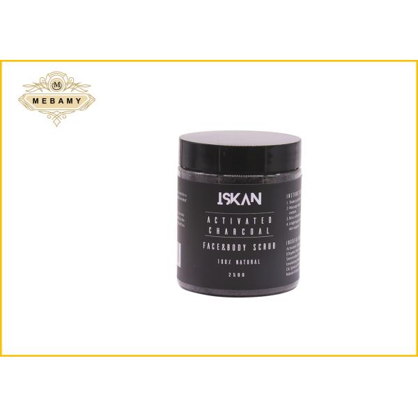 FDA Activated Charcoal Scrub Infused With Collagen / Stem Cell Skin Care Exfoliating Blackheads Acne