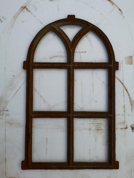 Antique European Furnature Cast Iron Windows Frame For Home Decorationl