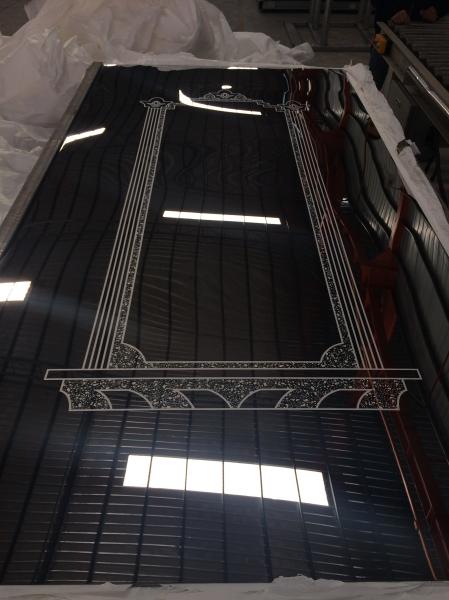 304 201 316L Mirror Finish Etched Decorative Stainless Elevator Design Pattern From Foshan Factory