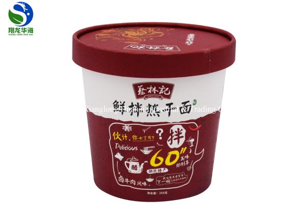 Soup Bowl Disposable Lunch Box Thickening Paper Bowls With Lids 32oz Eco - Friendly