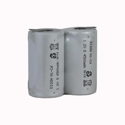 High Low Temperature Ni Cd Rechargeable Battery D KRH33/62 2.4V 3.6ah