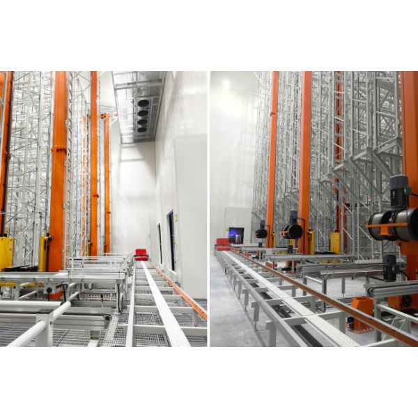 Cold Storage Warehouse Pallet Stacker Crane ASRS Logistics Center Automatic Storage And Retrieval System