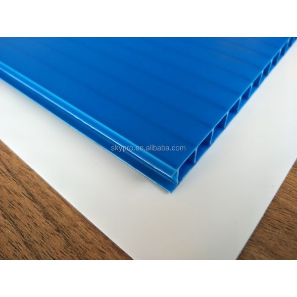 UV-proof Recyclable Waterproof Plastic Sheet Corrugated PP Sheet for Industrial Packaging