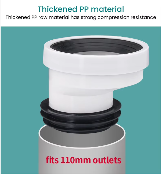 Toilet Connection Displacement Pipe Displacement Device; Toilet Seat Toilet Accessory Sewage Pipe Displacement Device